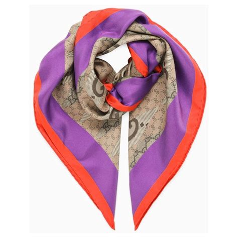 foulard imitazione gucci|sciarpe foulard Gucci.